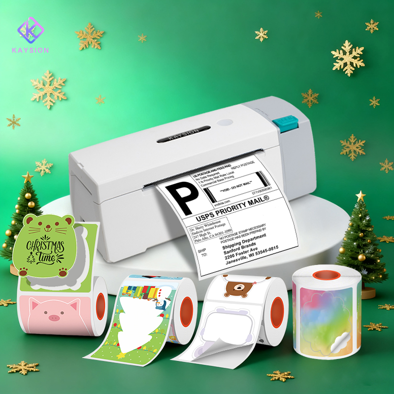 Commercial Printing And Mailing - KAYSION Thermal Shipping Label Printer Portable