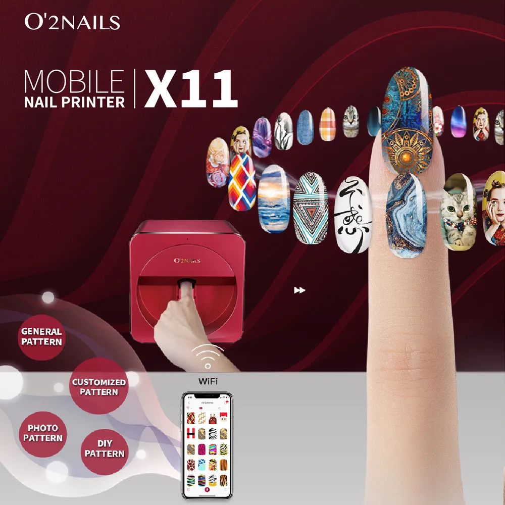 O2nails Mobile Printer Nail Ma - Commercial Nail Printing Machine recension och pris