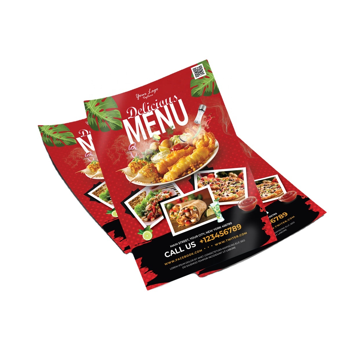 Custom Full Color Double Sided - Commercial Flyer Printing recension och pris