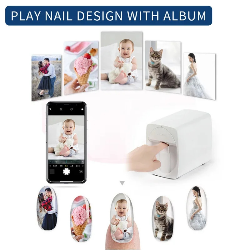 Original Mobile Nail Printer 3 - Commercial Nail Printing Machine recension och pris