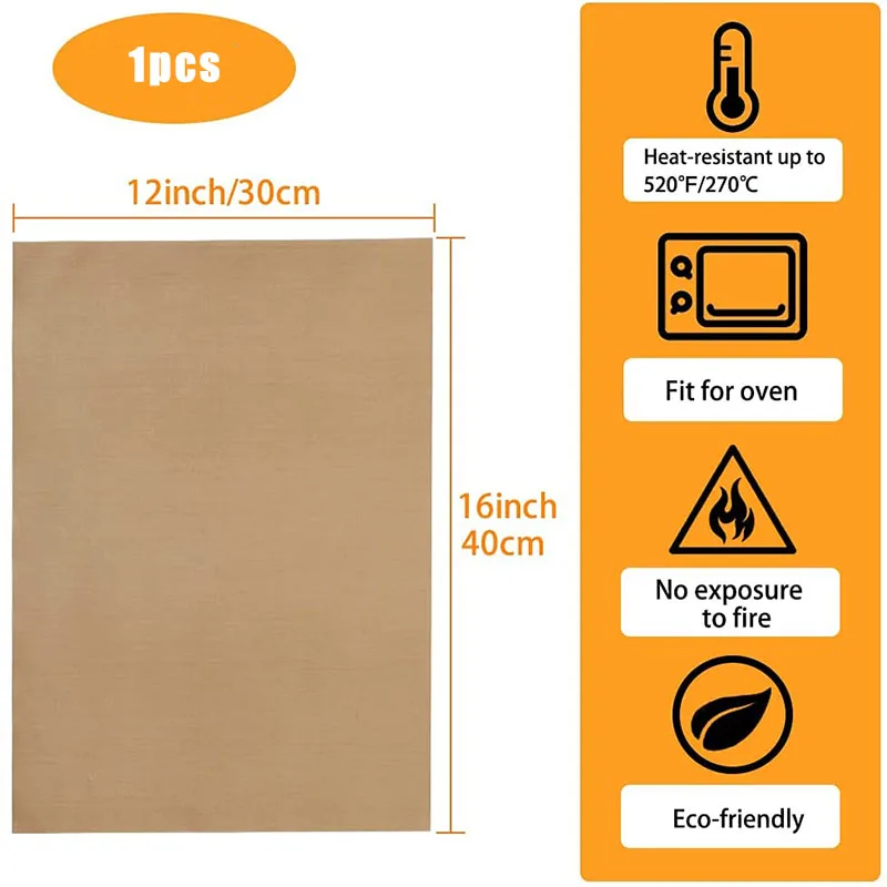 30*40/40*60cm Resuable Resista - Heat Press Teflon Sheet recension och pris
