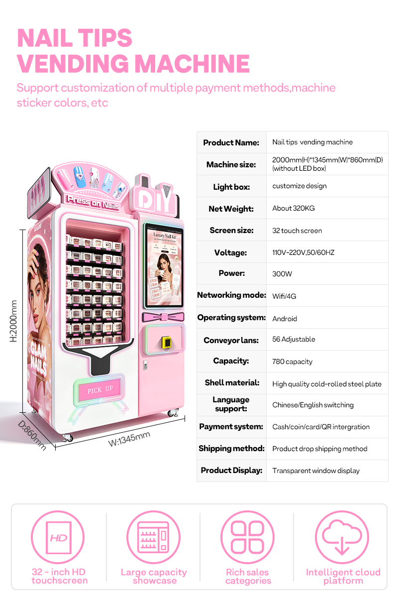 Commercial Nail Vending Machin - Commercial Nail Printing Machine recension och pris